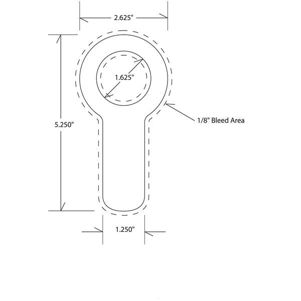 Custom Spy Glass Decoder - Secret Reveal Lens - Full Color... from ASI 80485 Rainbow Symphony Inc / Rainbow Symphony