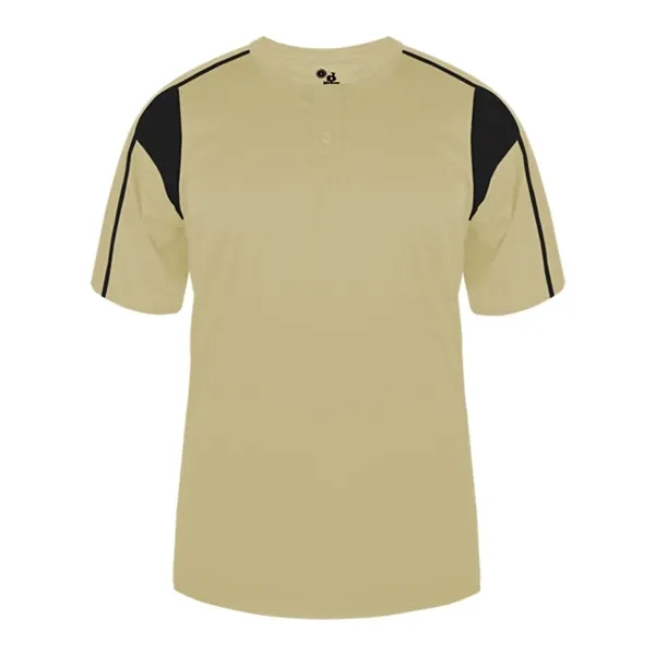 Performance fabric two-button placket jersey... from ASI 84358 S&S Activewear