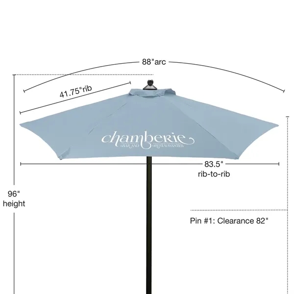 Built to brave the elements, this market umbrella brings lasting comfort... from ASI 87188 Showdown Displays
