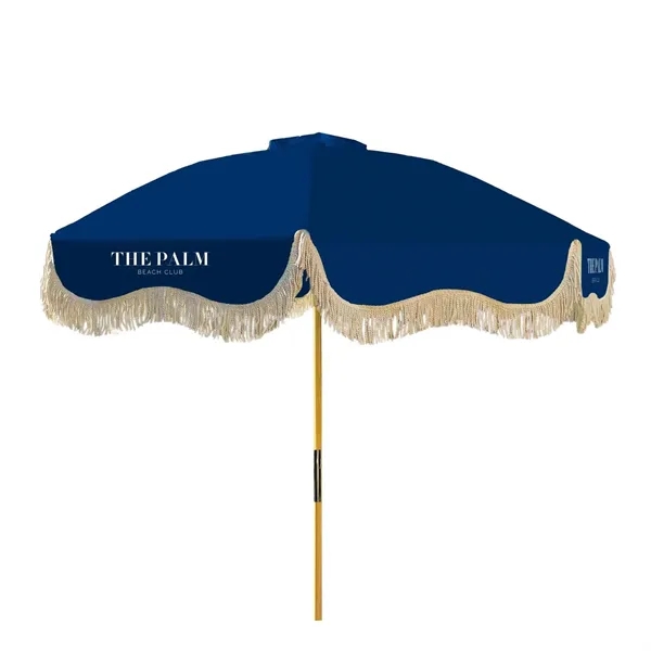Bring charm to any outdoor event with this fringed market umbrella.... from ASI 87188 Showdown Displays