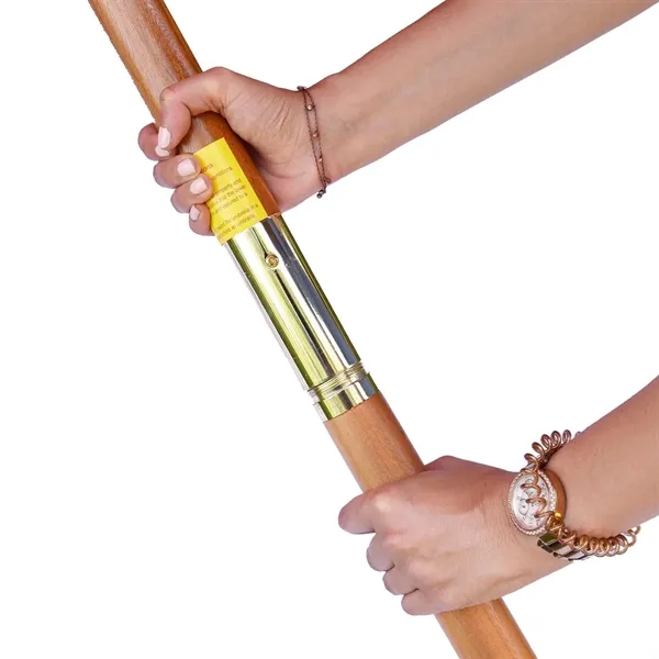 With a bold square canopy, this durable wood umbrella blends eco-friendly... from ASI 87188 Showdown Displays