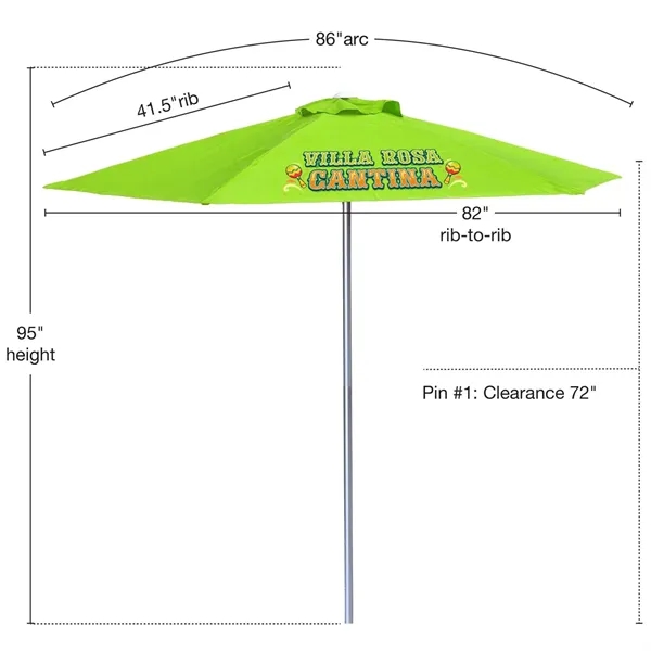 Elevate any outdoor space with this tough umbrella!... from ASI 87188 Showdown Displays
