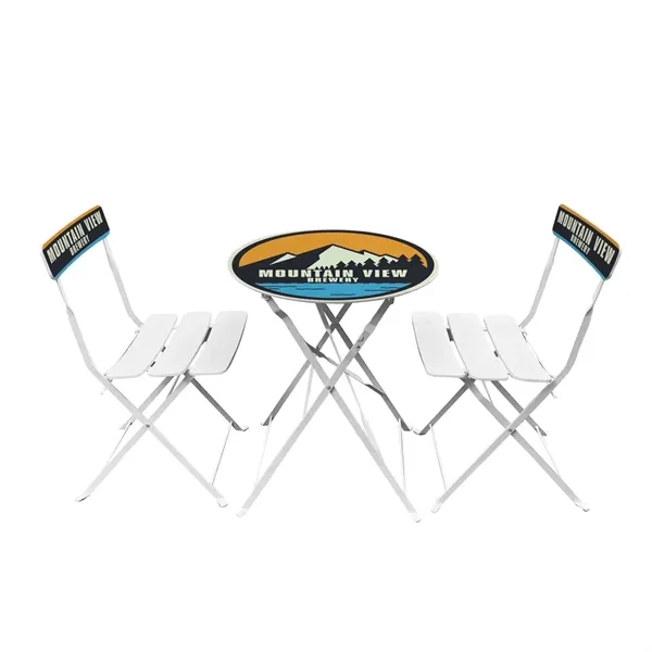 Bring cafe vibes anywhere with this sleek bistro set-durable, stylish, and... from ASI 87188 Showdown Displays