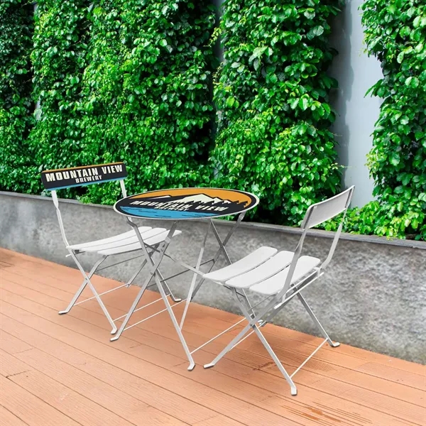 Bring cafe vibes anywhere with this sleek bistro set-durable, stylish, and... from ASI 87188 Showdown Displays