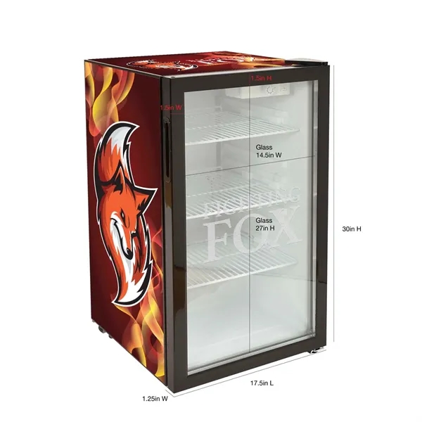 The ultimate mini fridge-stylish, compact, and made to blend in anywhere,... from ASI 87188 Showdown Displays