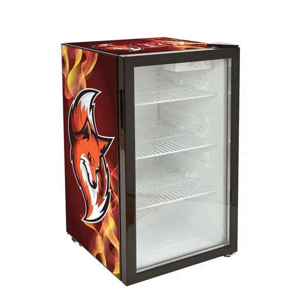 The ultimate mini fridge-stylish, compact, and made to blend in anywhere,... from ASI 87188 Showdown Displays