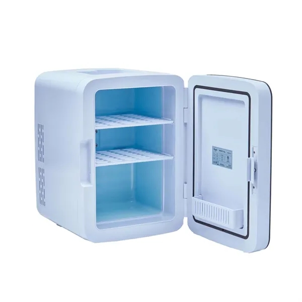 Don't sacrifice space-this sleek mini fridge keeps your favorites chilled and... from ASI 87188 Showdown Displays