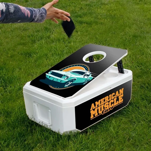 Where fun meets refreshment - cornhole just got cooler!... from ASI 87188 Showdown Displays