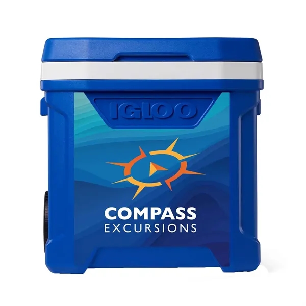 Big, bold, and built to roll-this cube cooler offers huge capacity... from ASI 87188 Showdown Displays