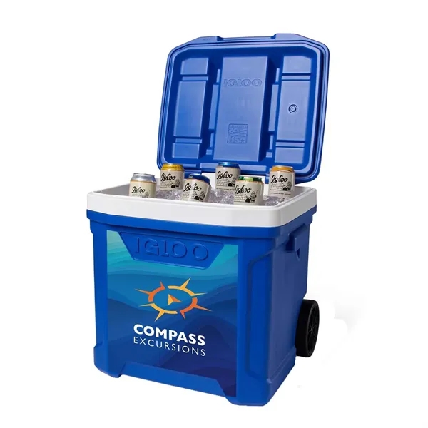 Big, bold, and built to roll-this cube cooler offers huge capacity... from ASI 87188 Showdown Displays