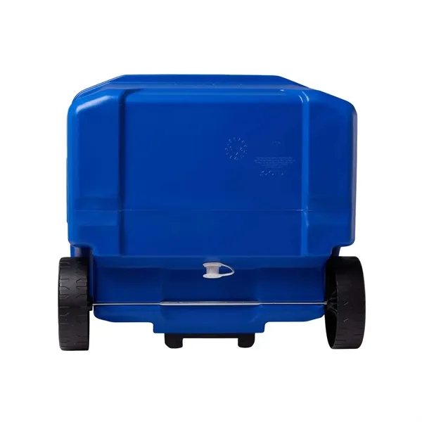 Big, bold, and built to roll-this cube cooler offers huge capacity... from ASI 87188 Showdown Displays