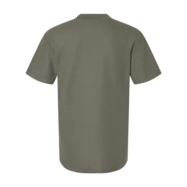 American Apparel Pique Unisex Mockneck Tee... from ASI 84358 S&S Activewear