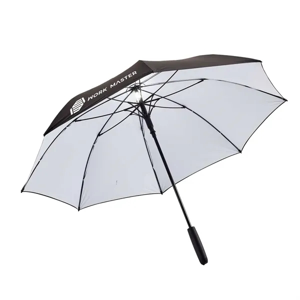 This umbrella seamlessly blends functionality, durability, and high-tech lighting for an... from ASI 87188 Showdown Displays
