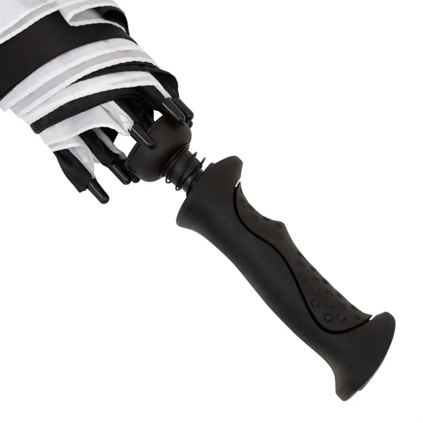 This high-performance umbrella combines durability, innovation, and sustainability for ultimate weather... from ASI 87188 Showdown Displays