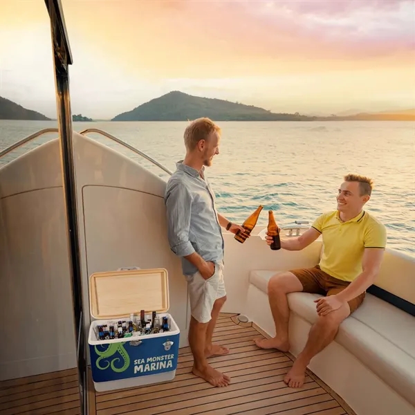 Rugged and stylish, this cooler features smart details and an engravable... from ASI 87188 Showdown Displays