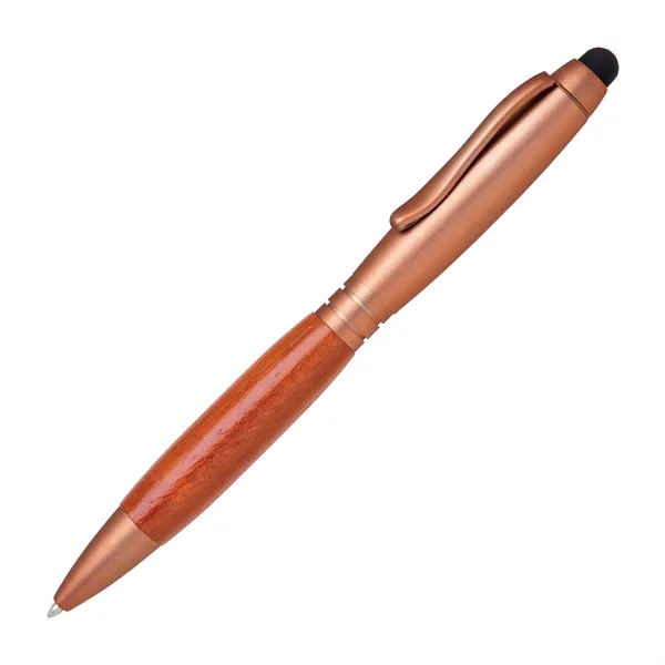 Lustrous heavyweight brass ballpoint pen in copper finish... from ASI 68190 Lungsal / Lungsal