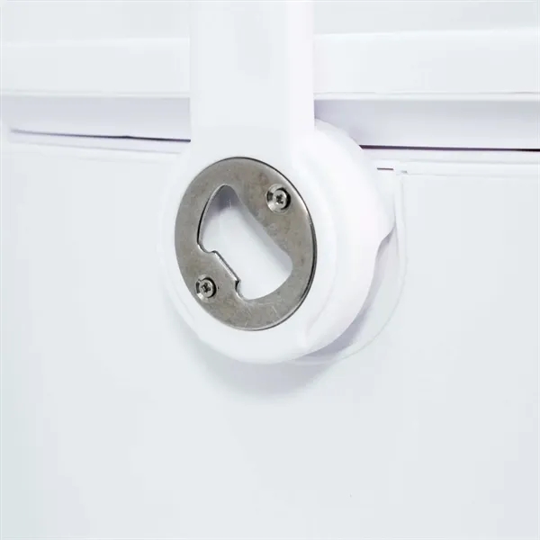 Bring the party wherever you go-combining a cooler and pop-up table... from ASI 87188 Showdown Displays