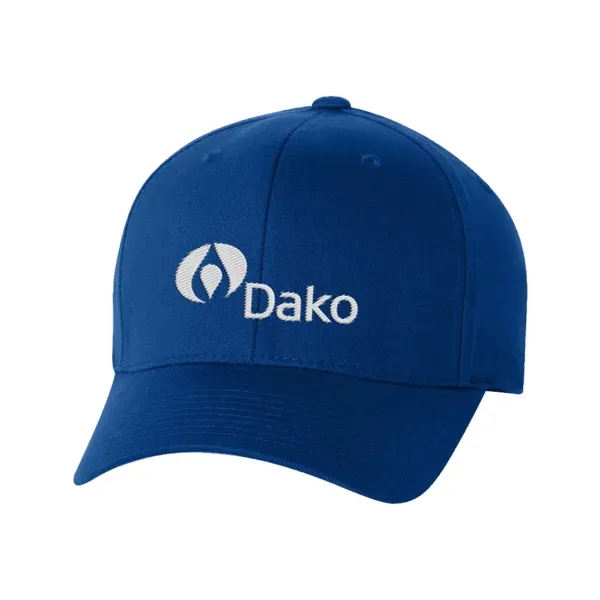 Structured and mid-profile six-panel fitted cap with Permacurv® visor, silver undervisor... from ASI 88060 Snugz/USA Inc / Sweda®