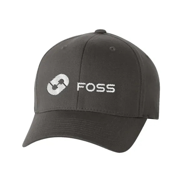 Structured and mid-profile six-panel fitted cap with Permacurv® visor, silver undervisor... from ASI 88060 Snugz/USA Inc / Sweda®