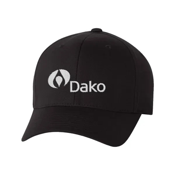 Structured and mid-profile six-panel fitted cap with Permacurv® visor, silver undervisor... from ASI 88060 Snugz/USA Inc / Sweda®