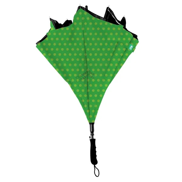 This full cover dye sublimated umbrella combines durability, functionality, and sustainability... from ASI 87188 Showdown Displays