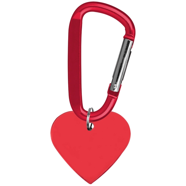 Metal Key Holder Aluminum Pet Tag with Carabiner... from ASI 74585 Nu Promo International / Nu Promo Line