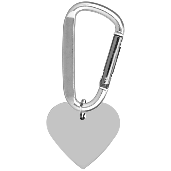 Metal Key Holder Aluminum Pet Tag with Carabiner... from ASI 74585 Nu Promo International / Nu Promo Line