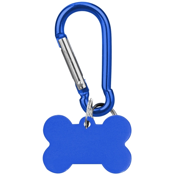 Aluminum Pet Tag with Carabiner... from ASI 74585 Nu Promo International / Nu Promo Line