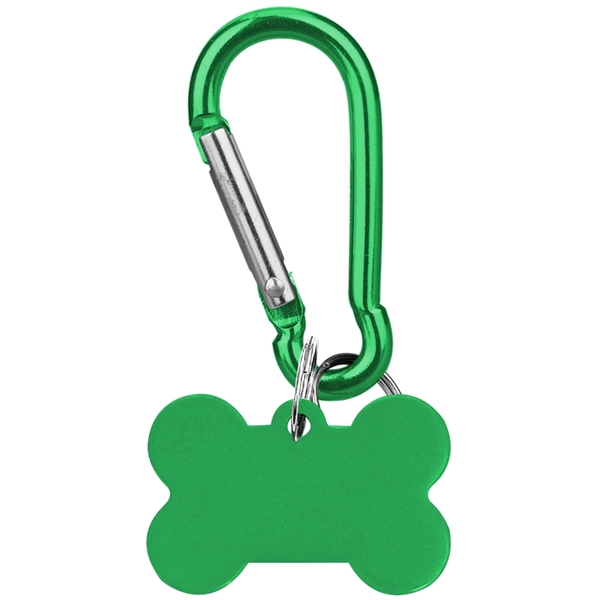 Aluminum Pet Tag with Carabiner... from ASI 74585 Nu Promo International / Nu Promo Line