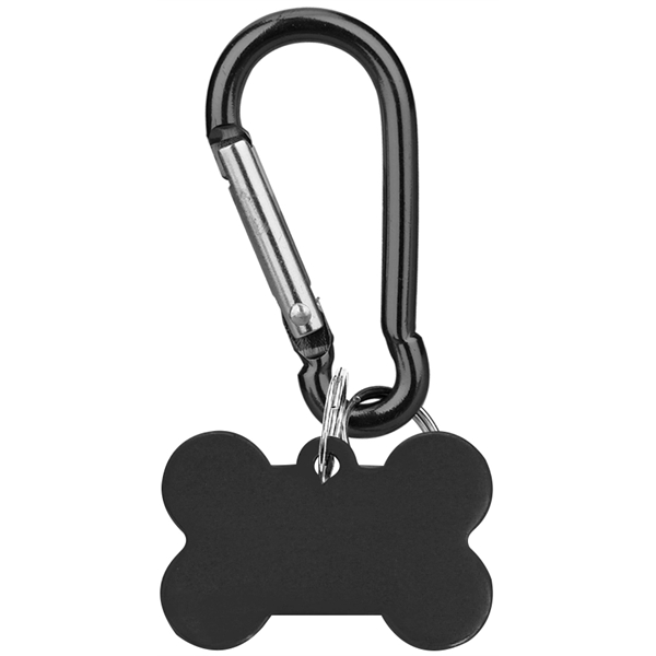 Aluminum Pet Tag with Carabiner... from ASI 74585 Nu Promo International / Nu Promo Line