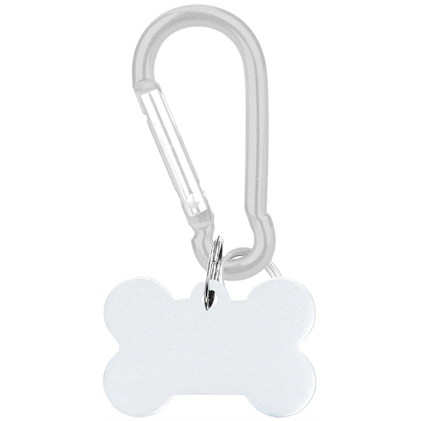 Aluminum Pet Tag with Carabiner... from ASI 74585 Nu Promo International / Nu Promo Line
