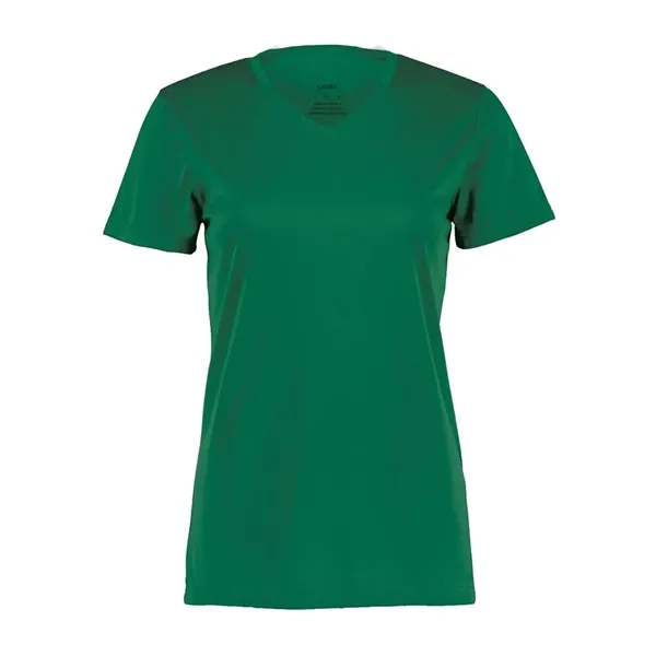 Women's v-neck wicking t-shirt. Blank.... from ASI 84358 S&S Activewear