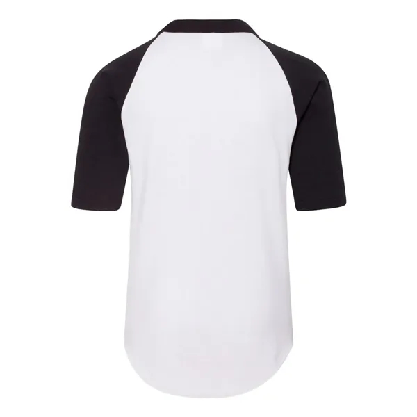 Youth Three-Quarter Sleeve Baseball Jersey... from ASI 84358 S&S Activewear