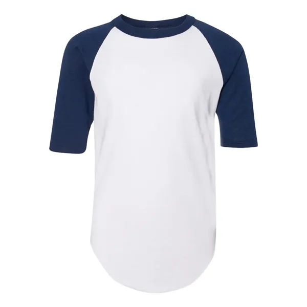 Youth Three-Quarter Sleeve Baseball Jersey... from ASI 84358 S&S Activewear