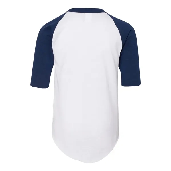 Youth Three-Quarter Sleeve Baseball Jersey... from ASI 84358 S&S Activewear