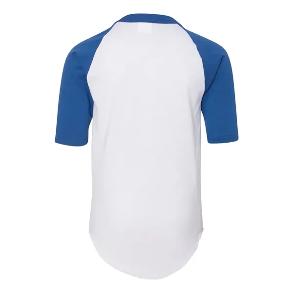 Youth Three-Quarter Sleeve Baseball Jersey... from ASI 84358 S&S Activewear