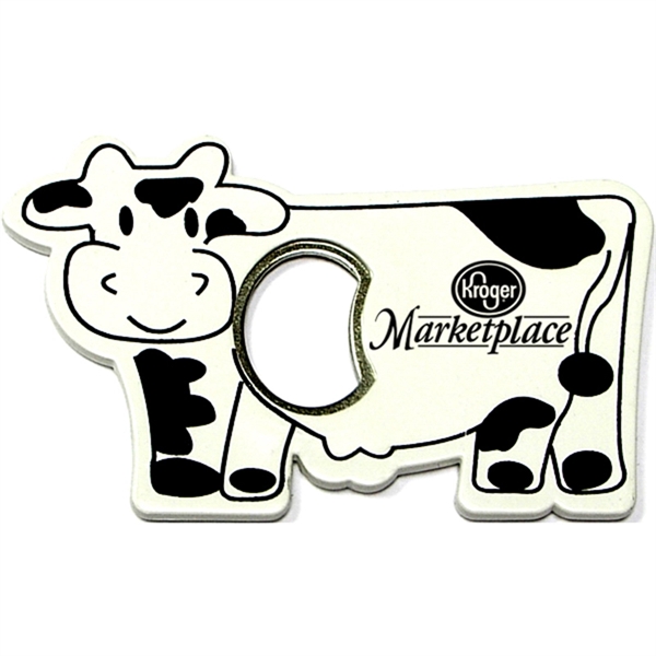 Jumbo size cow shape magnetic bottle opener.... from ASI 74585 Nu Promo International / Nu Promo Line