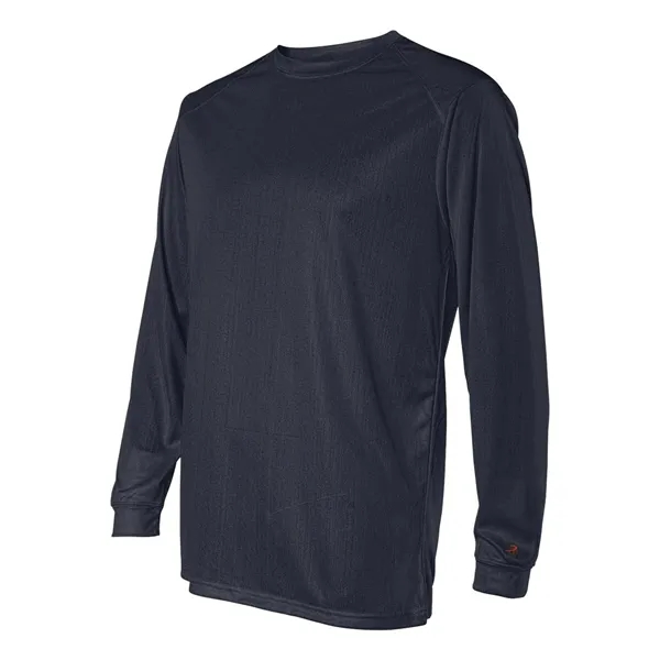 Long sleeve t-shirt with moisture managing. Blank product.... from ASI 84358 S&S Activewear