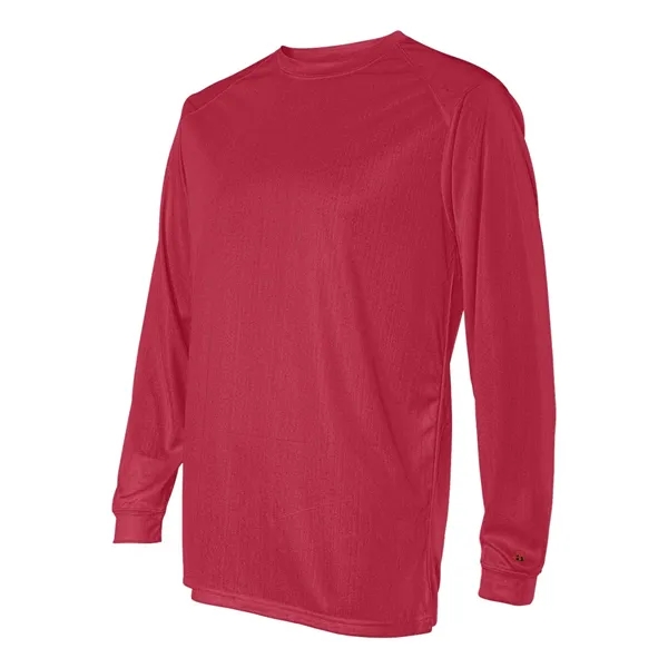 Long sleeve t-shirt with moisture managing. Blank product.... from ASI 84358 S&S Activewear