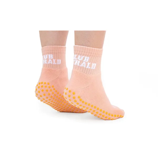 One Pair of One-Size-Fits-All Socks with Woven-In, Jacquard Design Up to... from ASI 45657 Pop! Promos