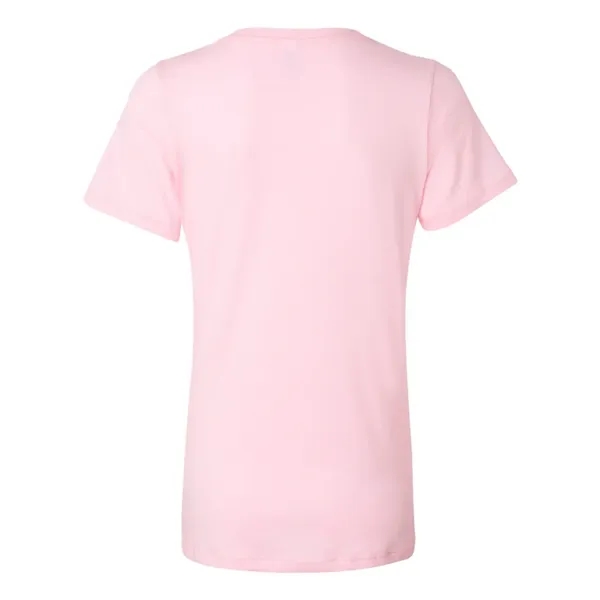 V-neck t-shirt with flattering true women's fit. Blank product.... from ASI 84358 S&S Activewear