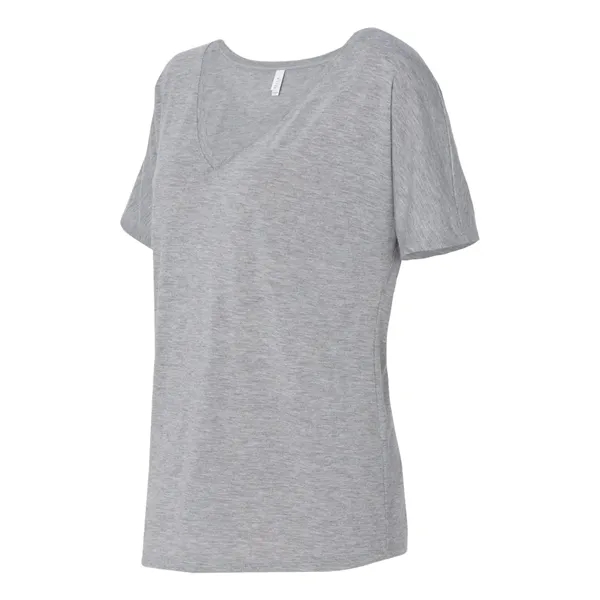 Women's flowy V-neck drop sleeve shirt. Blank product.... from ASI 84358 S&S Activewear