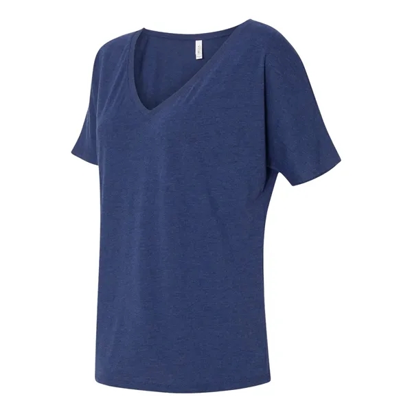 Women's flowy V-neck drop sleeve shirt. Blank product.... from ASI 84358 S&S Activewear