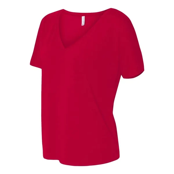 Women's flowy V-neck drop sleeve shirt. Blank product.... from ASI 84358 S&S Activewear