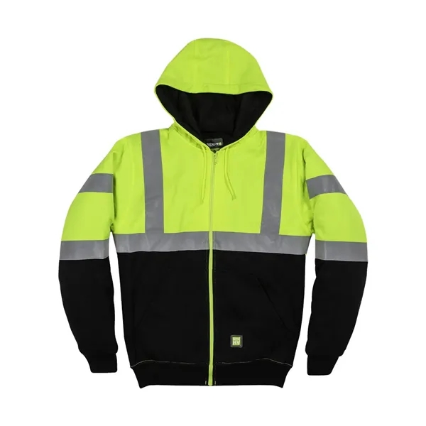 Berne Apparel Hi-Vis Class 3 Color Block Full-Zip Hooded ...... from ASI 84358 S&S Activewear
