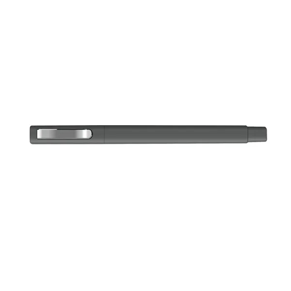 CUBIX Square Barrel Rubberized Cap Off Ball Point Pen with Metal... from ASI 67675 Liqui-Mark Corp