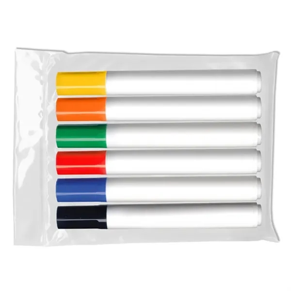 Chisel Tip Dry Erase Markers - USA Made - 6 Pack... from ASI 67675 Liqui-Mark Corp