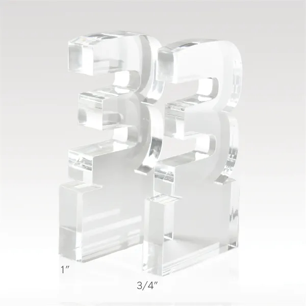 Recognize years of service and more with our acrylic numerals.... from ASI 93986 Visions/Awardcraft / Visions Awards