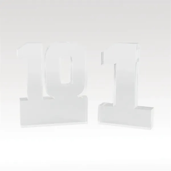Recognize years of service and more with our acrylic numerals.... from ASI 93986 Visions/Awardcraft / Visions Awards
