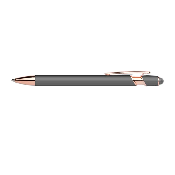 iWriter® Rose Gold - Stylus & Soft Touch Rubberized Metal Ball... from ASI 67675 Liqui-Mark Corp